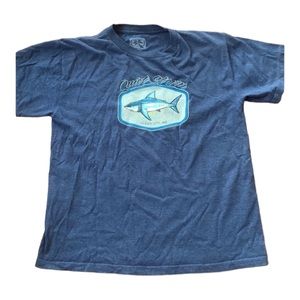 Boys quiet storm shark Ocean City Maryland T-shirt navy blue quiet storm